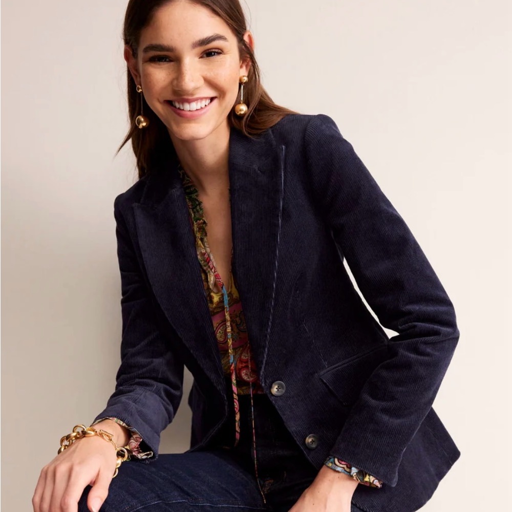 Boden Marleybone Cord Blazer NWT